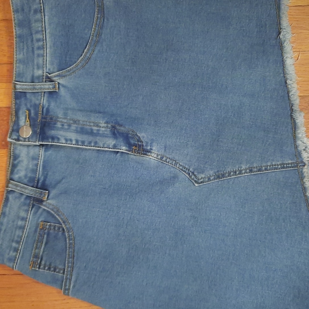 Revolve Superdown Roxanna Asymmetrical Denim Skirt - image 8